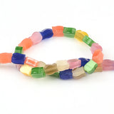Opal Stone Beads for Jewelry Making, Fish/Heart/Pentagram/Cat Eye Shapes, 4-8mm