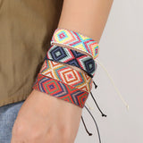 Boho Colorful Rope Friendship Bracelets Lucky Bracelet Ethnic Jewelry