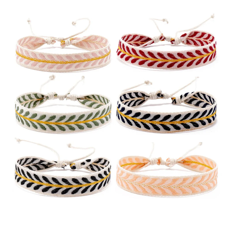 Boho Colorful Rope Friendship Bracelets Lucky Bracelet Ethnic Jewelry