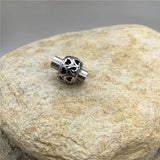 Stainless Steel Hearts Cylinder Magnetic Clasps 4.92mm Hole