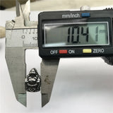 4.92mm Hole Vintage Buddha Charm Beads for Bracelet DIY Jewelry Making