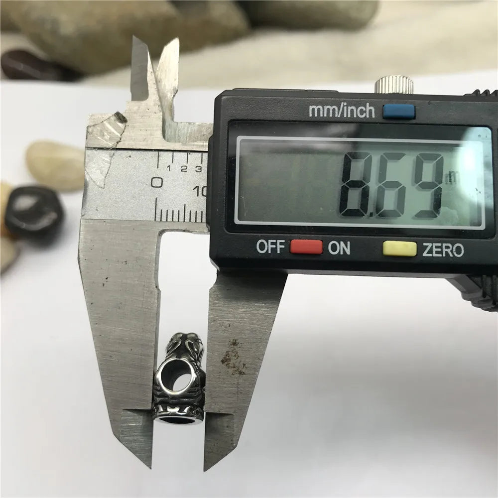 4.92mm Hole Vintage Buddha Charm Beads for Bracelet DIY Jewelry Making