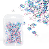 Epoxy Resin Filling Easter Eggs Bunny Polymer Clay Slices Slime Filler