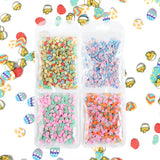 Epoxy Resin Filling Easter Eggs Bunny Polymer Clay Slices Slime Filler