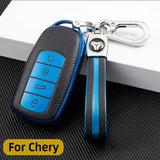 Soft TPU Leather Car Key Case for Chery Tiggo 8 Pro