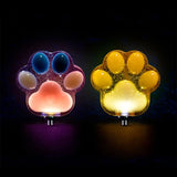 4-Cavities Heart Cat Paw Keychain Epoxy Resin Mold Pendant Silicone Mould