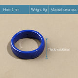 6mm Ceramic Rings Accessories for DIY Making, Never Scratch, Never Fade