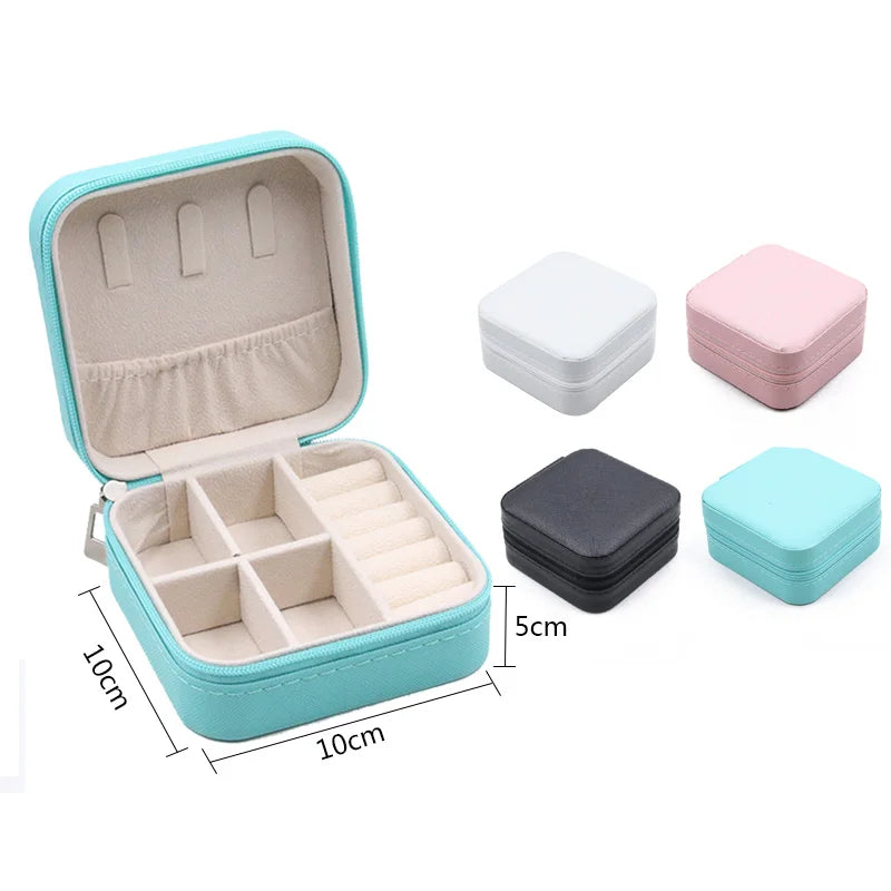 Jewelry Travel Case Organizer Display Portable Locket Necklace Bracelet Box