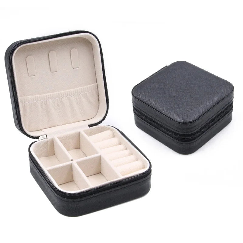 Jewelry Travel Case Organizer Display Portable Locket Necklace Bracelet Box