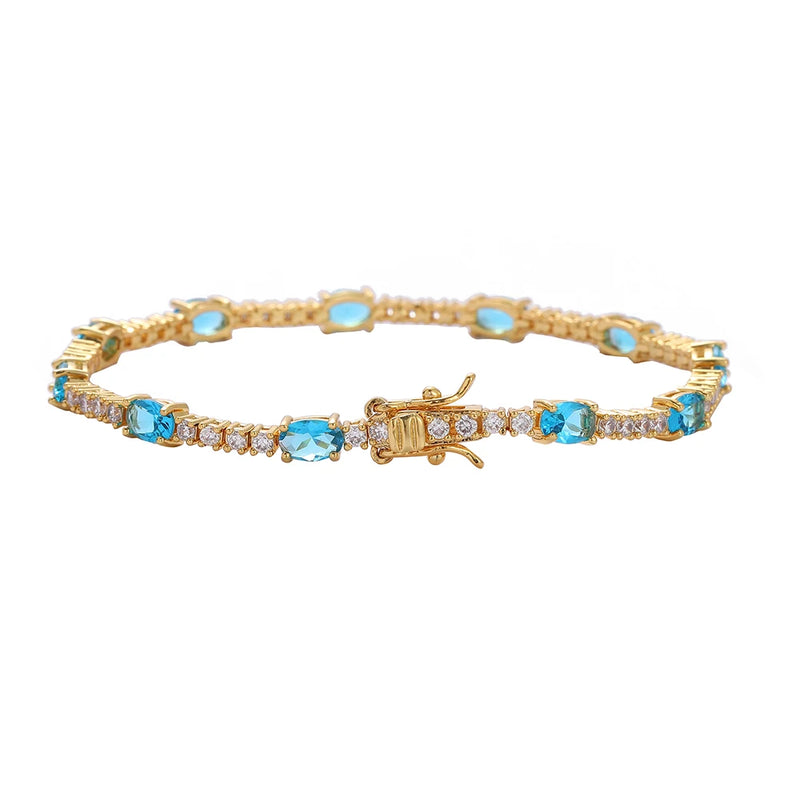 Women's Tennis Bracelets Prong CZ Jewelry Gift