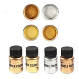 Metal Texture Pearl Powder Epoxy Resin Mold Glitter Metallic
