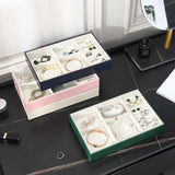 4 Colors Earring Storage Casket Travel Box Jewelry Packaging Display