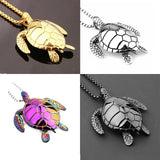 Anime Turtle Pendant Necklace for Women Girls