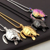 Anime Turtle Pendant Necklace for Women Girls