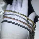 4 Colors Tennis Bracelet 5A Cubic Zirconia Filled for Women Wedding