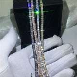 4 Colors Tennis Bracelet 5A Cubic Zirconia Filled for Women Wedding
