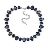 Crystal Collar Choker Necklace Glass Torques Necklace Jewelry
