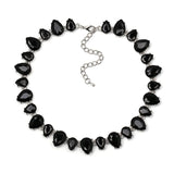Crystal Collar Choker Necklace Glass Torques Necklace Jewelry