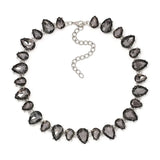 Crystal Collar Choker Necklace Glass Torques Necklace Jewelry