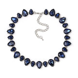 Crystal Collar Choker Necklace Glass Torques Necklace Jewelry