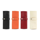 4 Colors PU Leather Watch Strap Storage Roll Bag 40GB