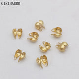 4 Colors Side Buckle 14K Plated Tassel Chain Beads Clasps Diy Jewelry Making