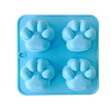Paw Keychain Silicone Mold for Candle Making Pendant Gift