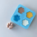 Paw Keychain Silicone Mold for Candle Making Pendant Gift