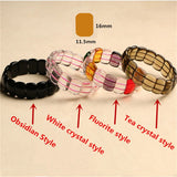 Crystal Fluorite Agates Bracelet For Women In Charm Bracelets Jewelry
