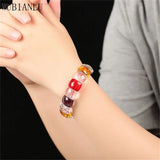 Crystal Fluorite Agates Bracelet For Women In Charm Bracelets Jewelry