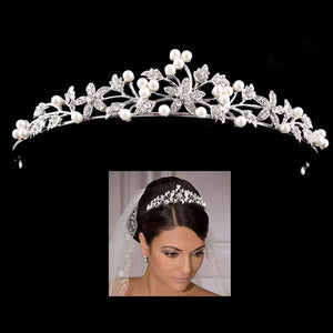 Bridal Tiara Crowns Wedding Hair Ornaments Rhinestone Hair Jewelry