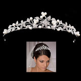 Bridal Tiara Crowns Wedding Hair Ornaments Rhinestone Hair Jewelry