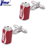 Men's Stainless Steel Cufflinks - Set of 4 Pairs
