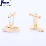 4 Pairs Stainless Steel Cufflink Set
