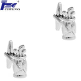 4 Pairs Stainless Steel Cufflink Set