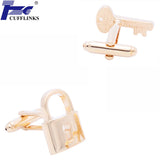 4 Pairs Stainless Steel Cufflink Set