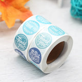 500/1000pcs Thank You Stickers for Cake Box Envelope