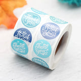 500/1000pcs Thank You Stickers for Cake Box Envelope