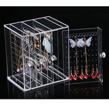 4 Doors Earrings Box Jewelry Organizer