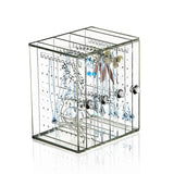 4 Doors Earrings Box Jewelry Organizer