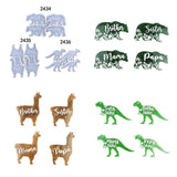 Grid/Dinosaur Bear Alpaca Shape Pendant Silicone Mold