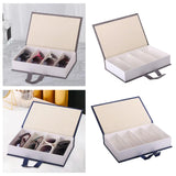 4 Grids Eyeglass Sunglasses Storage Case Display Box