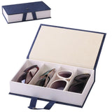 4 Grids Eyeglass Sunglasses Storage Case Display Box
