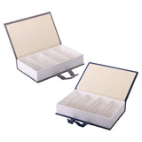 4 Grids Eyeglass Sunglasses Storage Case Display Box