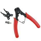4-In-1 Circlip Pliers Set Snap Ring Pliers Crimp Removable Plier Head