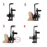 4-In-1 Circlip Pliers Set Snap Ring Pliers Crimp Removable Plier Head