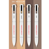 4 In 1 Eyebrow Pencil Waterproof Long Lasting Women Makeup Easy Brow Tool