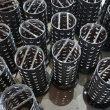 4 Inch Perforated Flask With Flange for Jewelry Making