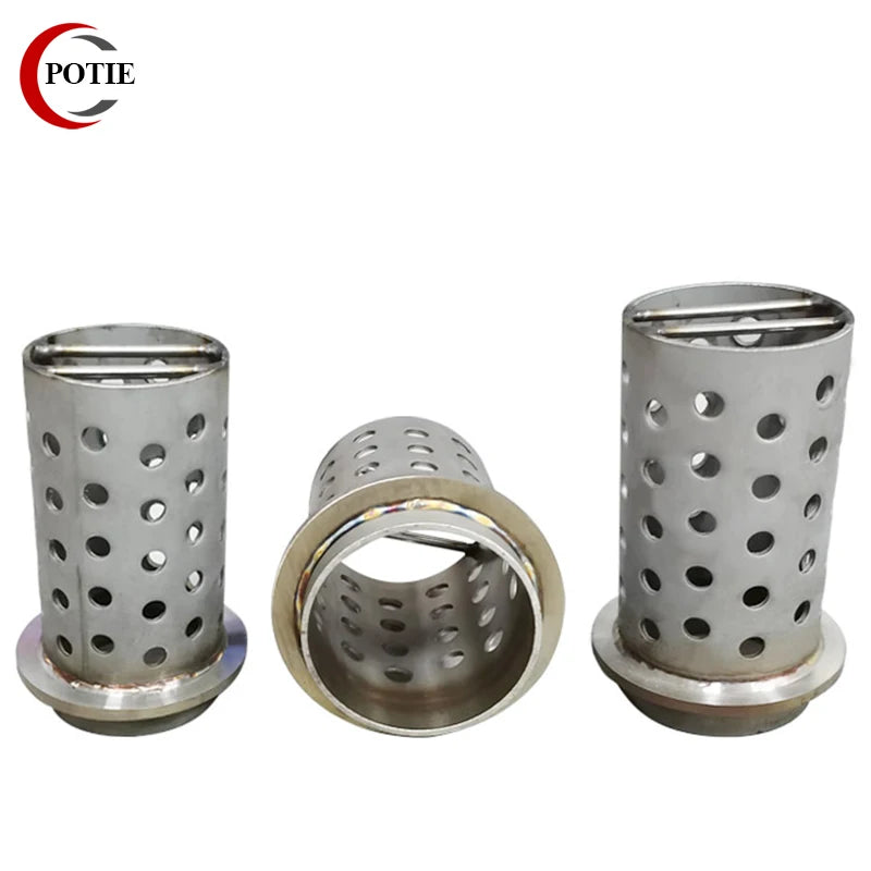 4 Inch Perforated Flask With Flange for Jewelry Making