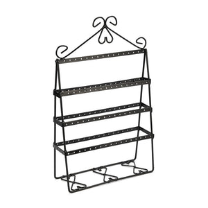 4 Layer 112 Holes Earring Holder Stand Jewelry Display Rack Metal